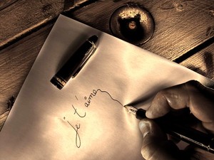 J'�cris des mots ....